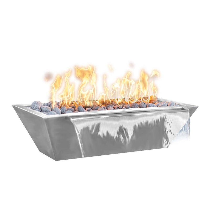 The Outdoor Plus Maya Linear Fire & Water Bowl