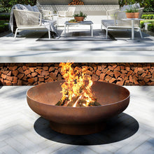Load image into Gallery viewer, Milkcan Phoenix 90 Rust Fire Pit