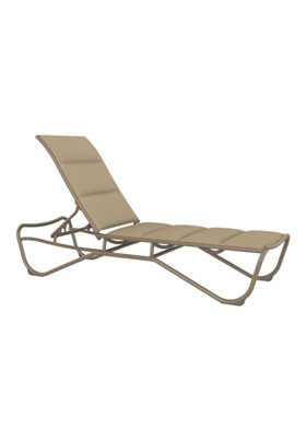 Millennia Padded Sling Armless Chaise Lounge