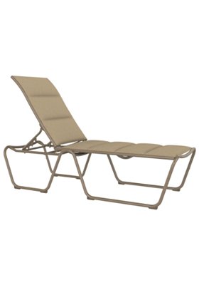 Millennia Padded Sling Armless Chaise Lounge (ADA Compliant)