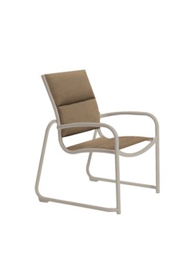 Millennia Padded Sling Dining Chair Sled Base