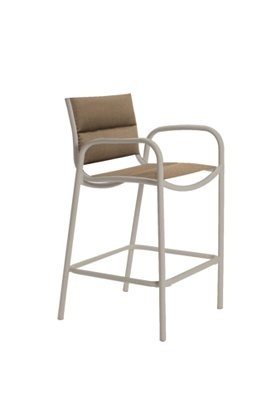 Millennia Padded Sling Stationary Bar Stool