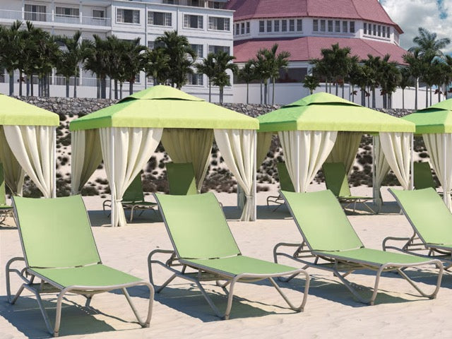 Millennia Relaxed Sling Armless Chaise Lounge (ADA Compliant)