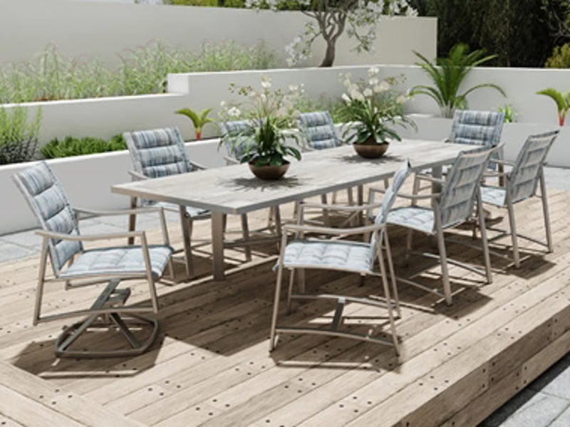 OW Lee Avana Sling Aluminum Patio Dining Arm Chair