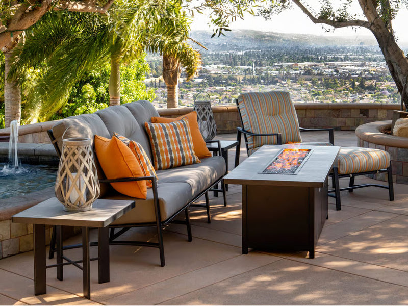OW Lee Avana Cushion Aluminum Outdoor Patio Sofa