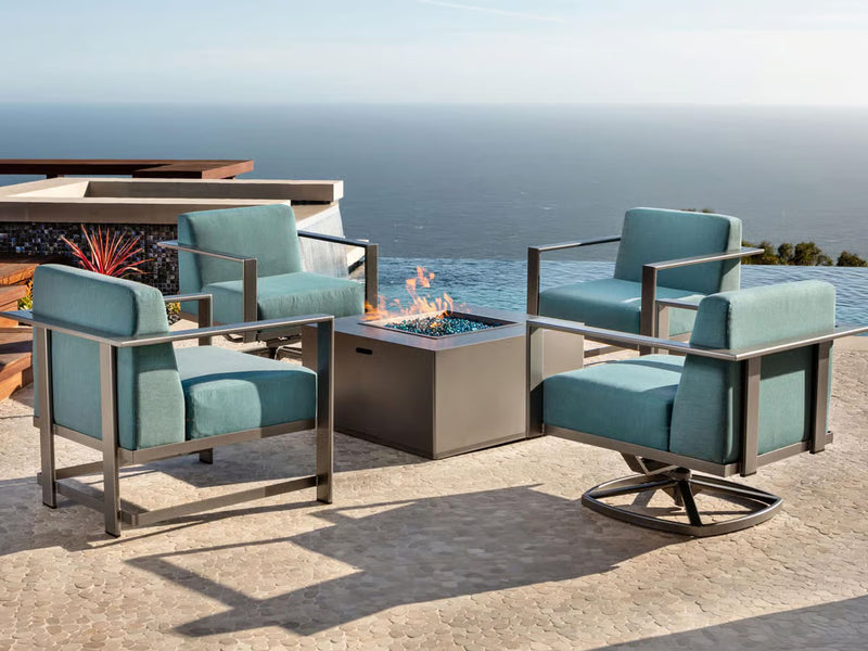 OW Lee Studio Aluminum Modular Patio Lounge Chair