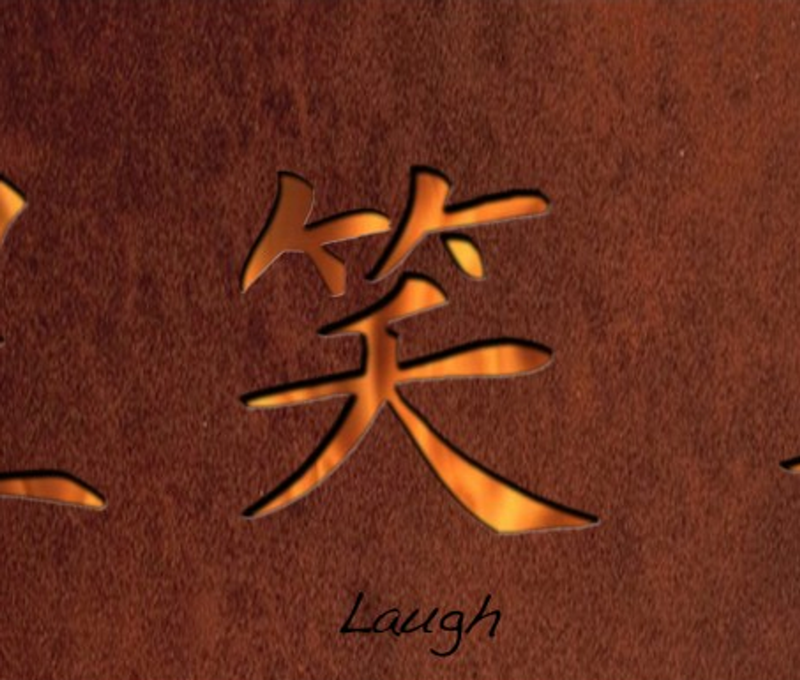 Ohio Flame “Live, Laugh, Love” 37-Inch Asian-Inspired Fire Globe™