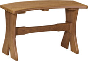 Poly 28 Table Bench Antique Mahogany