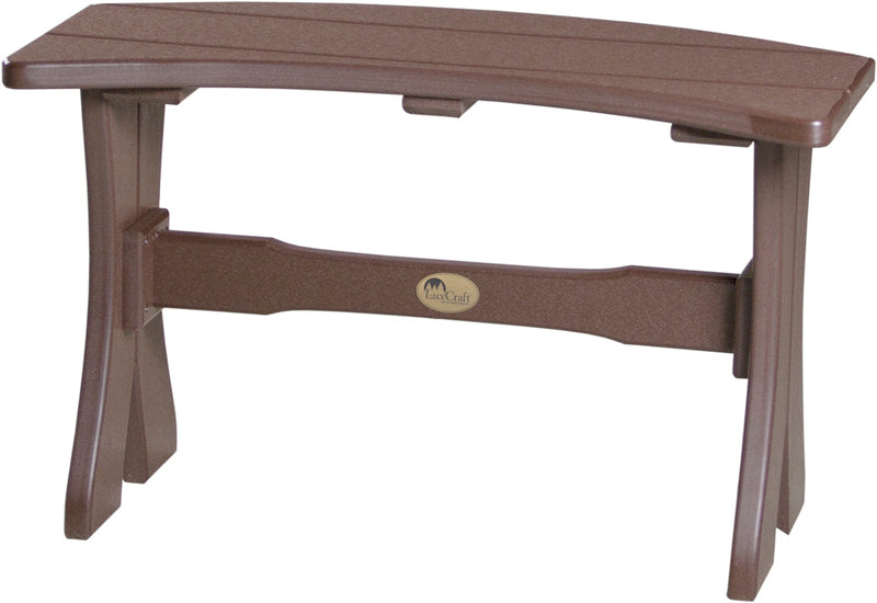 Poly 28 Table Bench Chestnut Brown