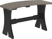 Poly 28 Table Bench Coastal Gray Black