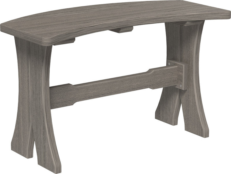Poly 28 Table Bench Coastal Gray