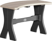 Poly 28 Table Bench Weatherwood Black