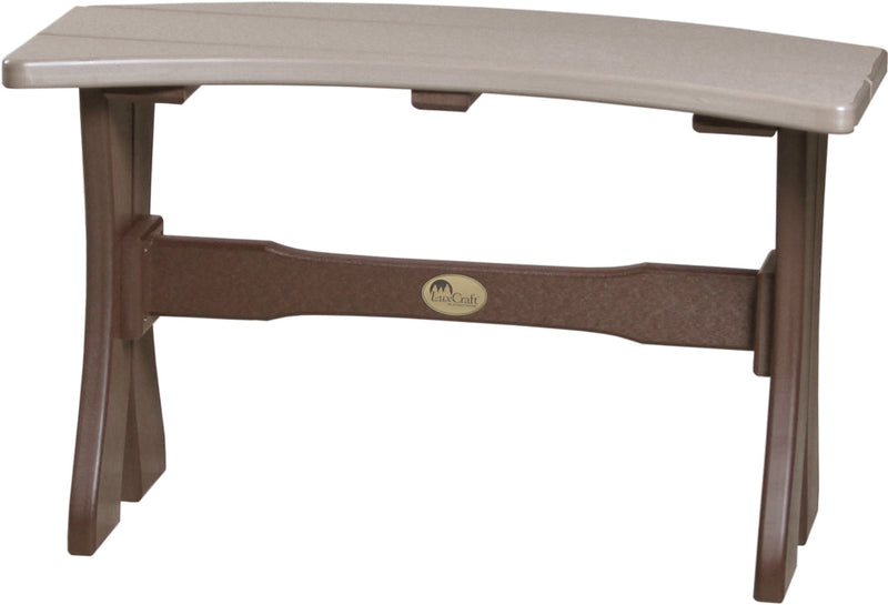 Poly 28 Table Bench Weatherwood Chestnut Brown