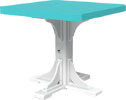 Poly 41 Square Table Aruba Blue White Counter