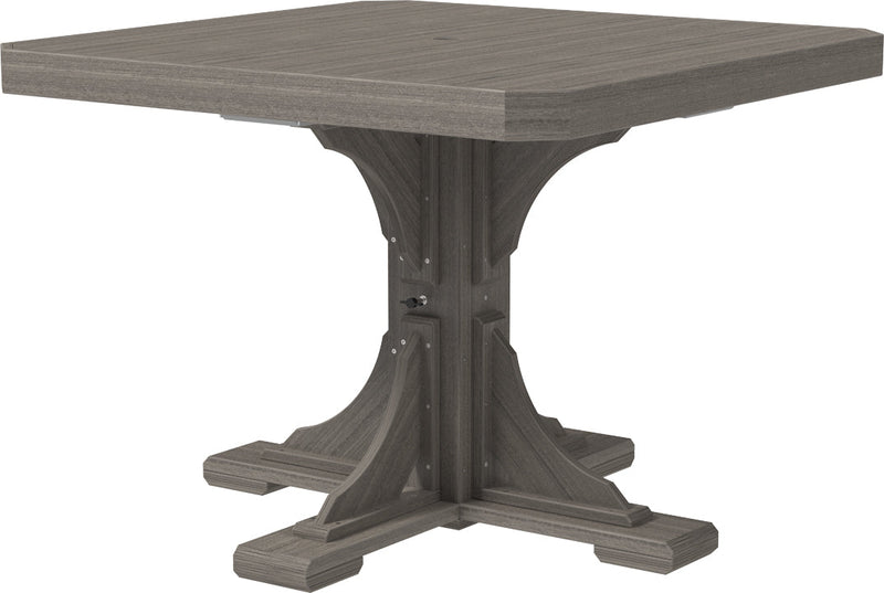Poly 41 Square Table Coastal Gray Dining