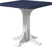 Poly 41 Square Table Patriot Blue White Bar