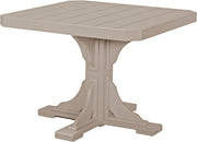Poly 41 Square Table Weatherwood Dining