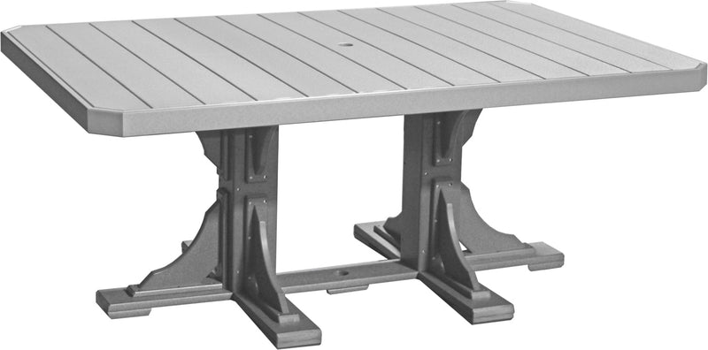 Poly 4 x 6 Rectangular Table DGS Dining
