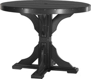 Poly 4 Round Table Black Counter Height