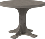 Poly 4 Round Table Coastal Gray Counter
