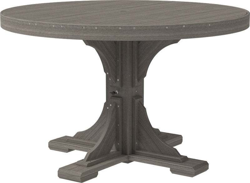 Poly 4 Round Table Coastal Gray Dining
