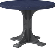 Poly 4 Round Table Patriot Blue Slate Counter