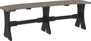 Poly 52 Table Bench Coastal Gray Black