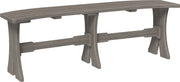 Poly 52 Table Bench Coastal Gray