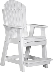 Poly Adirondack Balcony Chair White
