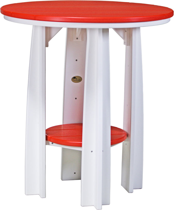 Poly Balcony Table Red