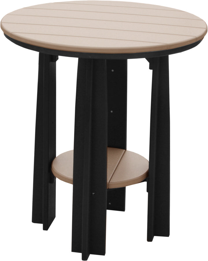 Poly Balcony Table Weatherwood