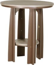 Poly Balcony Table Weatherwood Chestnut