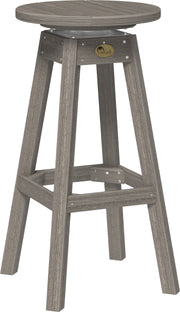 Poly Bar Stool Coastal Gray