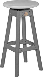 Poly Bar Stool Dove Gray Slate