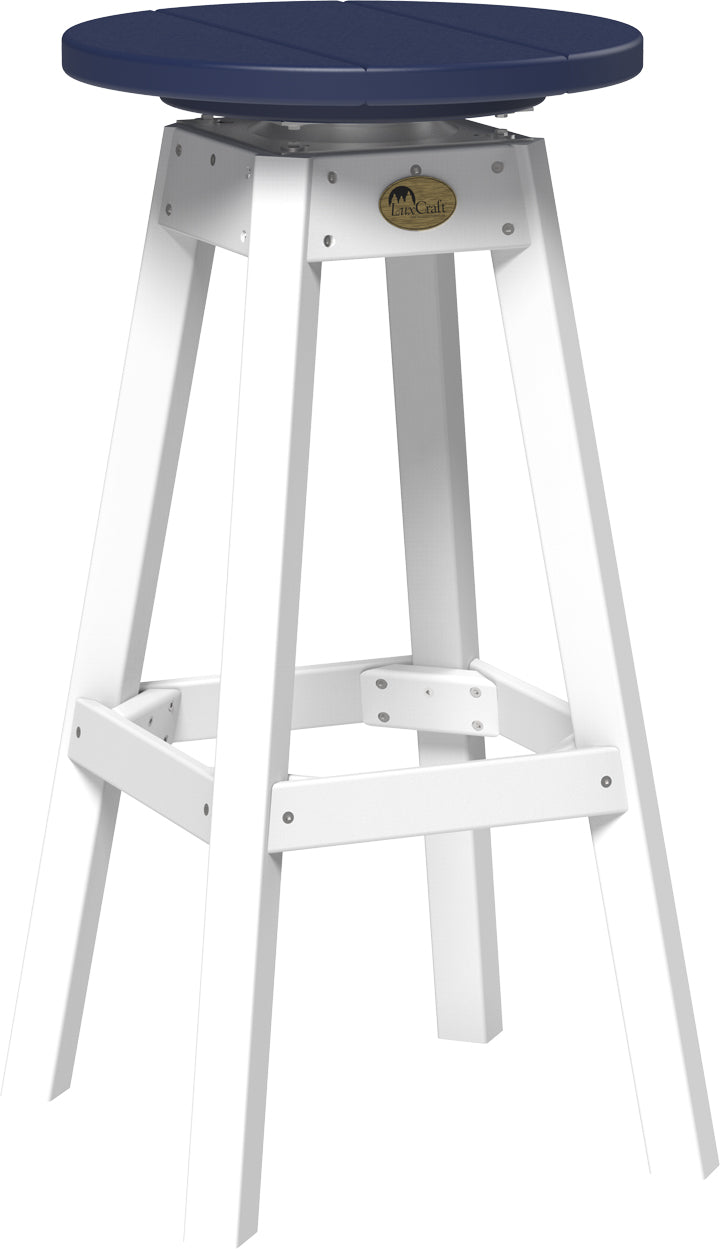 Poly Bar Stool Patriot Blue White