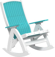 Poly Comfort Rocker Aruba Blue White