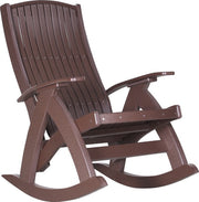 Poly Comfort Rocker Chestnut Brown