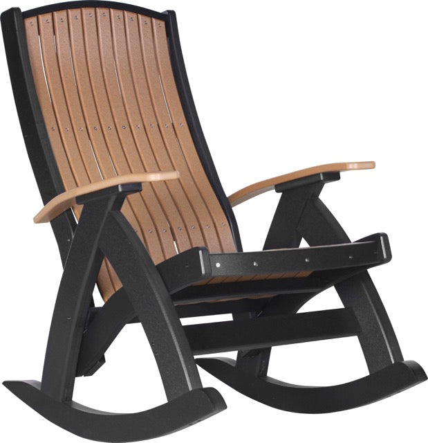 Poly Comfort Rocker Cedar Black