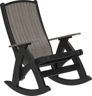 Poly Comfort Rocker Coastal Gray Black