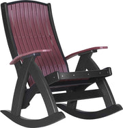 Poly Comfort Rocker Cherrywood Black