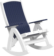 Poly Comfort Rocker Patriot Blue White