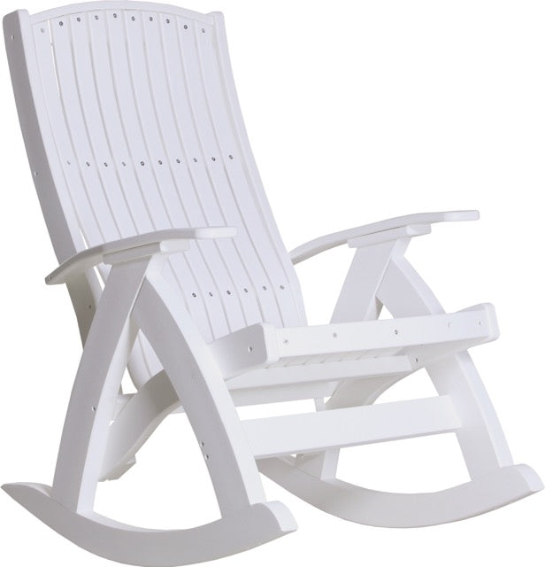 Poly Comfort Rocker White