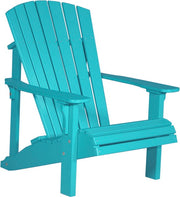 Poly Deluxe Adirondack Chair Aruba Blue