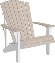 Poly Deluxe Adirondack Chair Birch White
