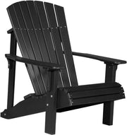 Poly Deluxe Adirondack Chair Black