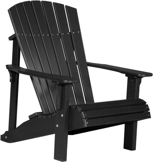 Poly Deluxe Adirondack Chair Black