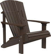 Poly Deluxe Adirondack Chair Brazilian Walnut