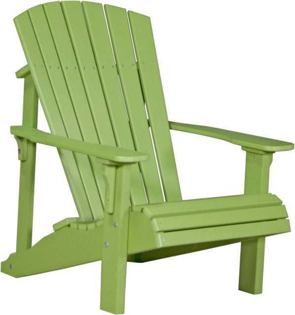 Poly Deluxe Adirondack Chair Lime Green