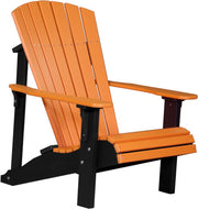 Poly Deluxe Adirondack Chair Tangerine Black