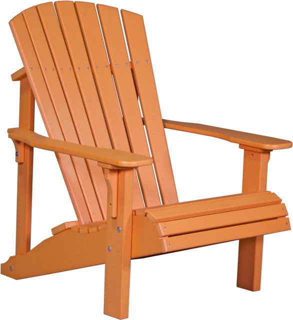 Poly Deluxe Adirondack Chair Tangerine